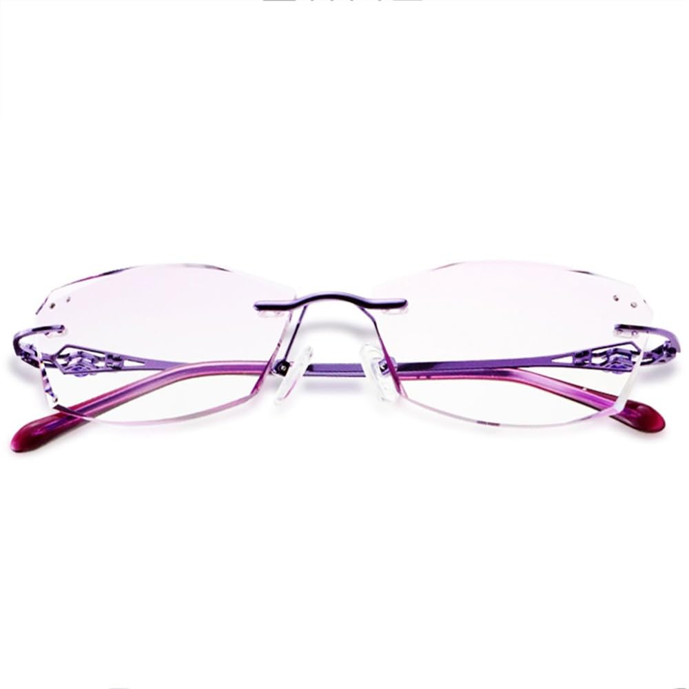 Rimless HD Diamond Cut Reading Glasses