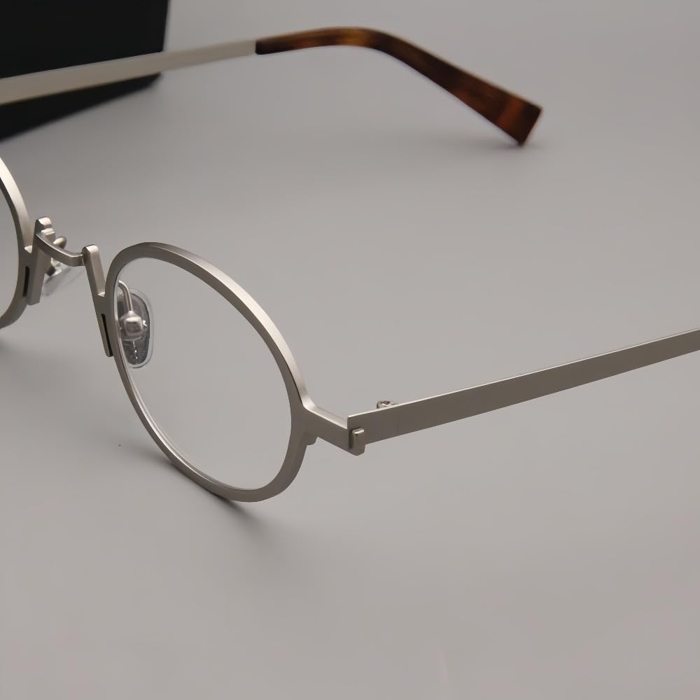 EEUUNN Glasses Frames, Fashion Glasses, Oval, Small Frames For Men Women