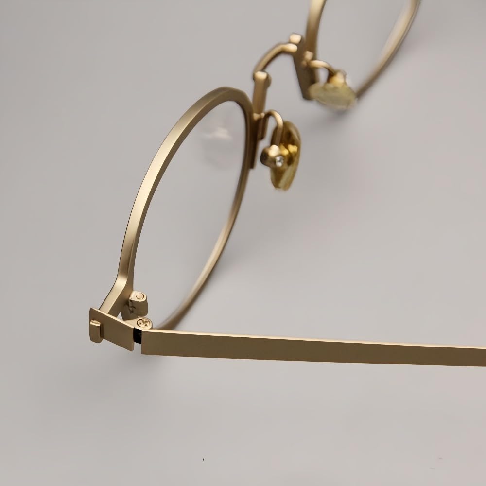 EEUUNN Glasses Frames, Fashion Glasses, Oval, Small Frames For Men Women