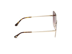 Shiny Rose Gold Elise Cats Eyes Sunglasses