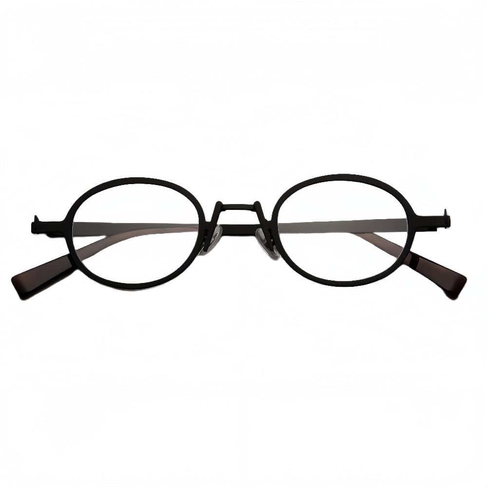 EEUUNN Glasses Frames, Fashion Glasses, Oval, Small Frames For Men Women
