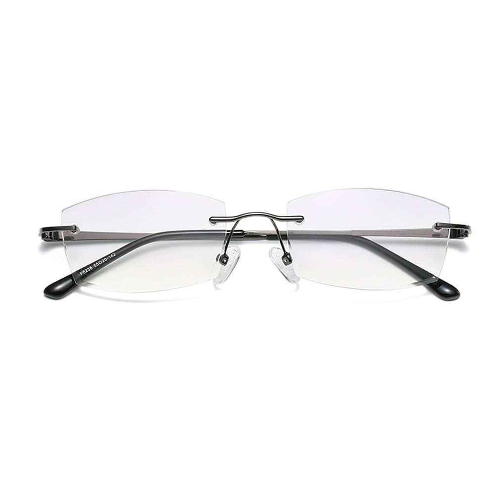Rimless Blue Light Blocking Reading Glasses