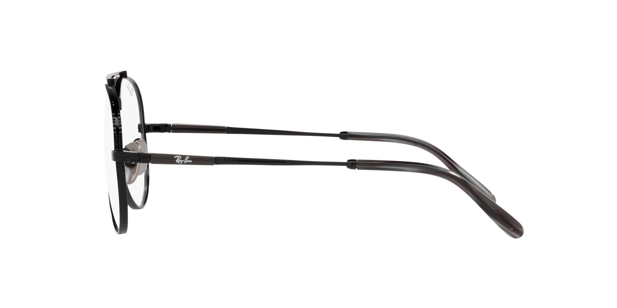 Ray-Ban unisex-adult Rx8225v Aviator Titanium Pilot Prescription Eyewear Frames