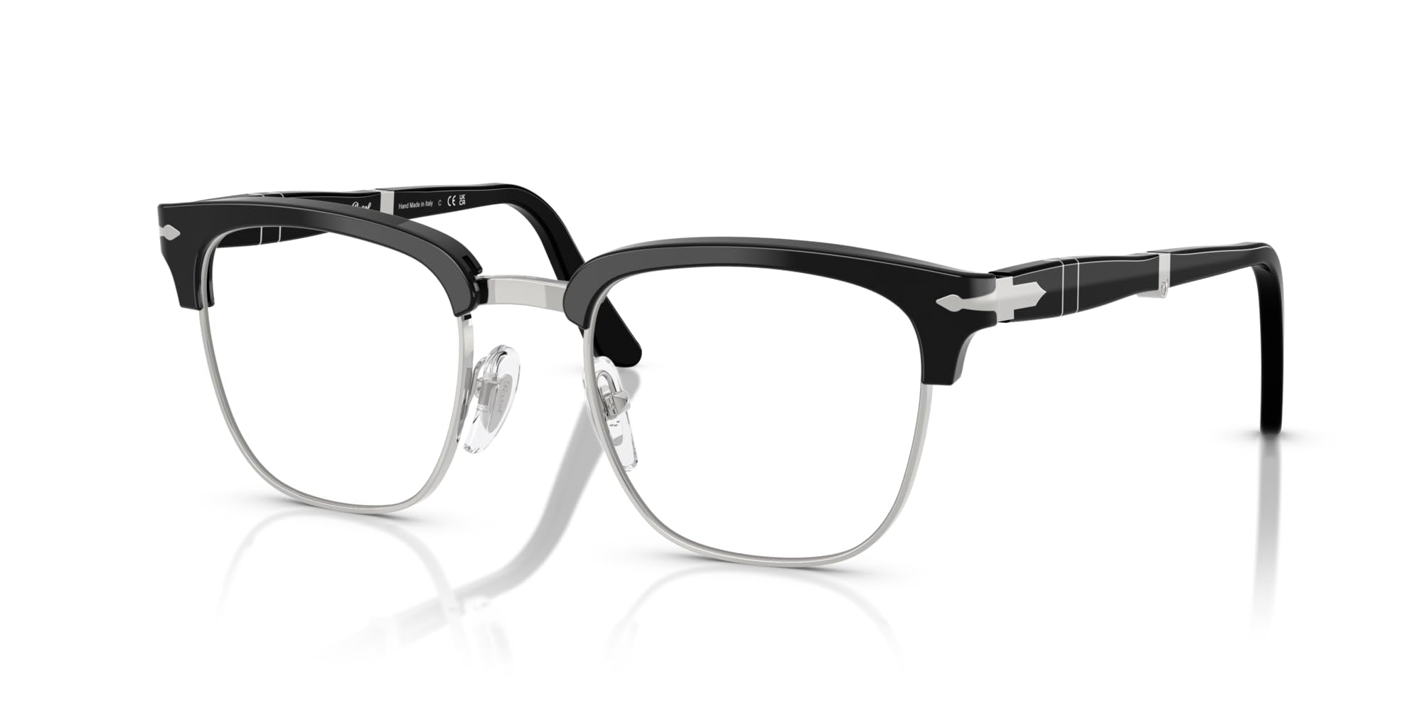 Persol PO3375V Prescription Eyewear Frames, Black/Demo Lens, 50 mm