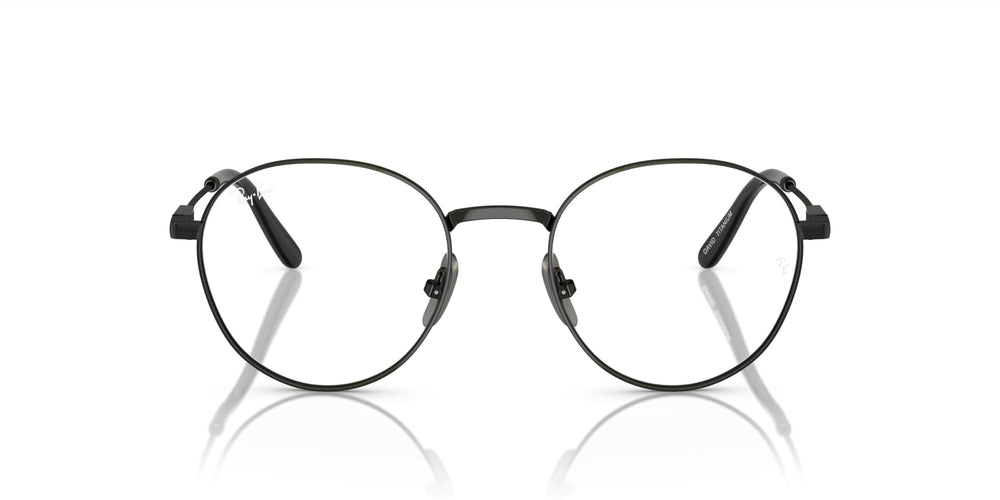Ray-Ban Unisex Rx8782 David Titanium Round Prescription Eyewear Frames
