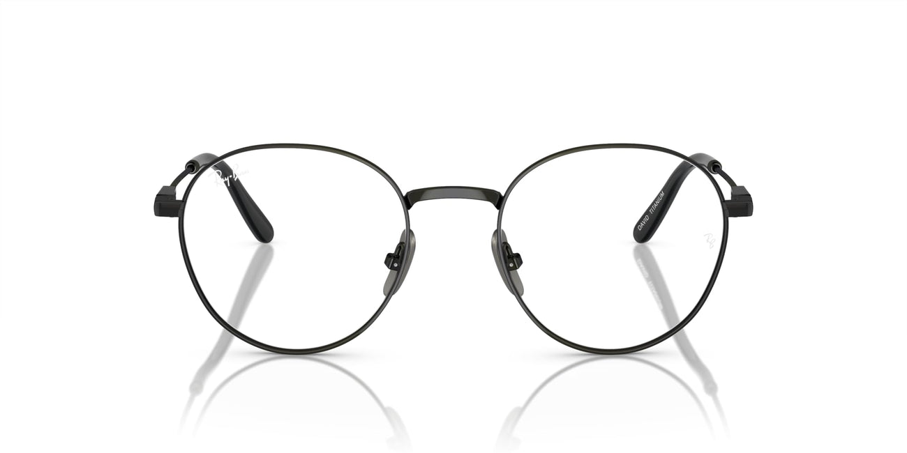 Ray-Ban Unisex Rx8782 David Titanium Round Prescription Eyewear Frames