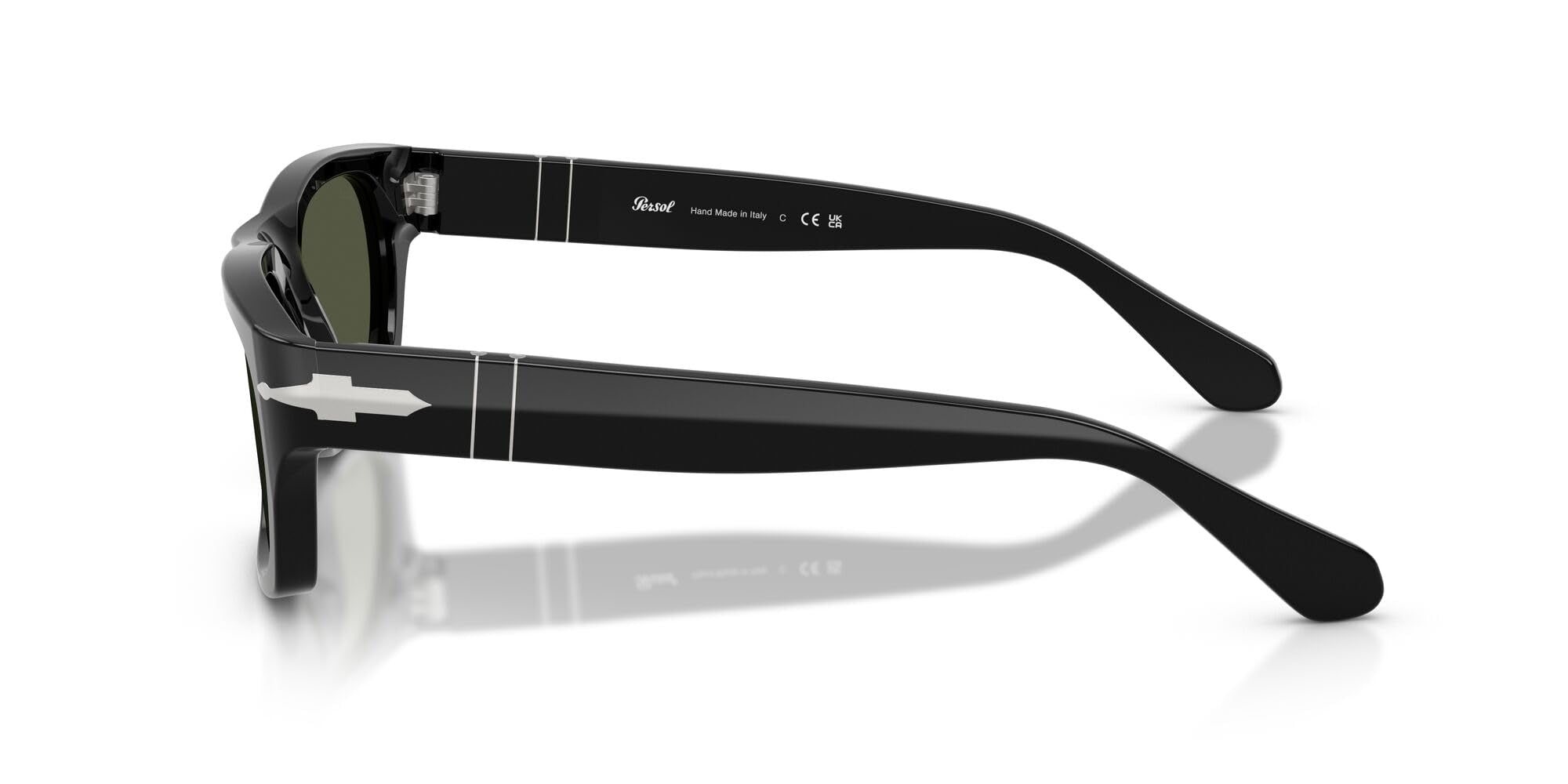 Persol Unisex Po3398s Rectangular Sunglasses