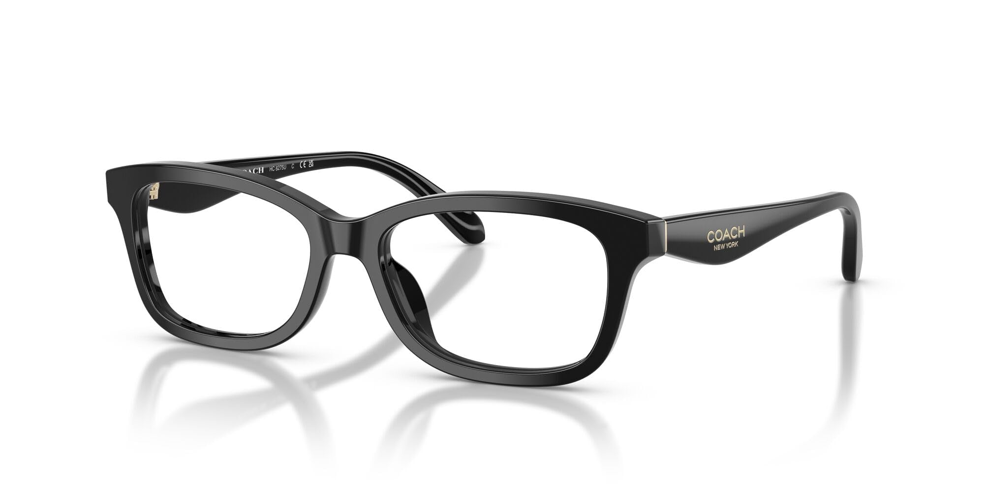 Coach womens Hc6275u Universal Fit Rectangular Prescription Eyewear Frames