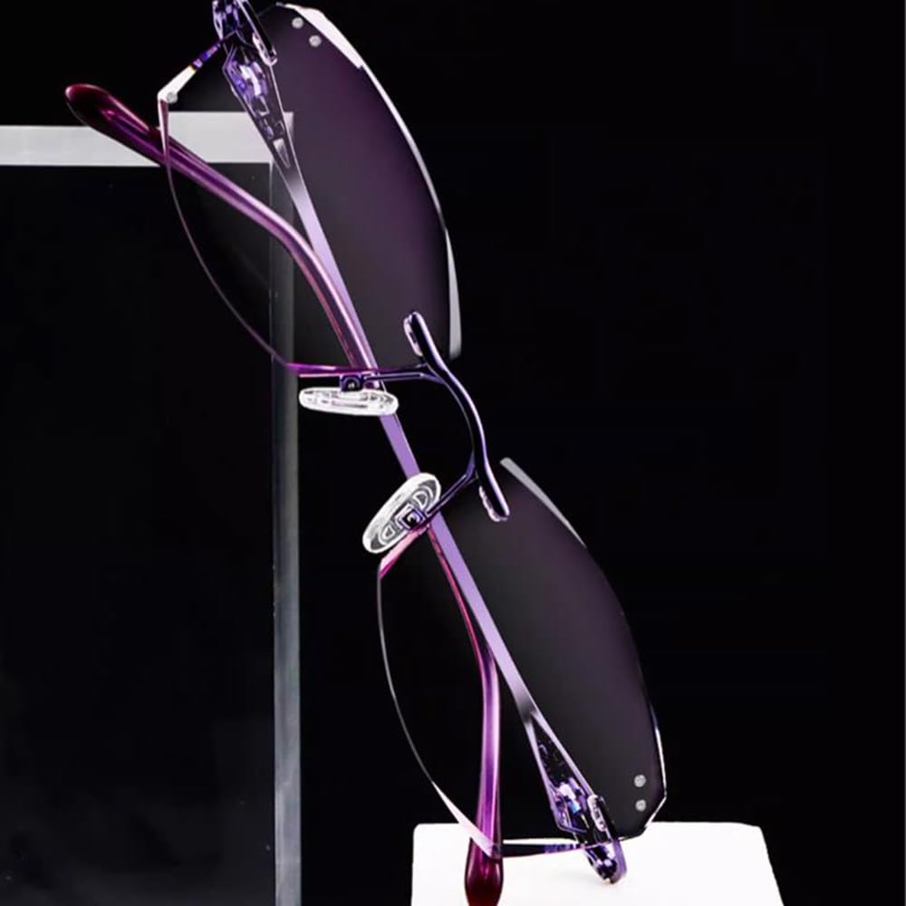 Rimless HD Diamond Cut Reading Glasses