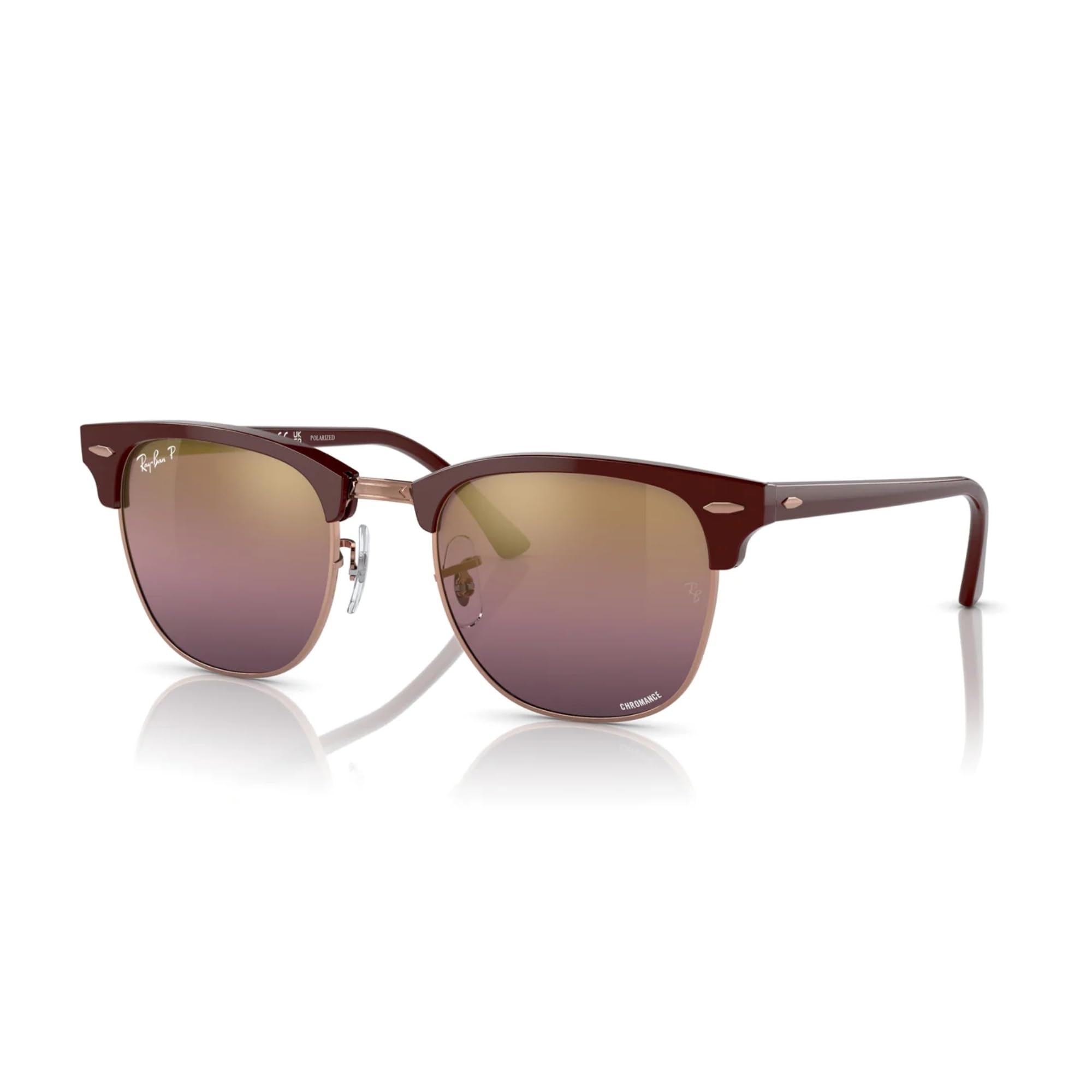 Ray-Ban RB3716 Clubmaster Metal Square Sunglasses