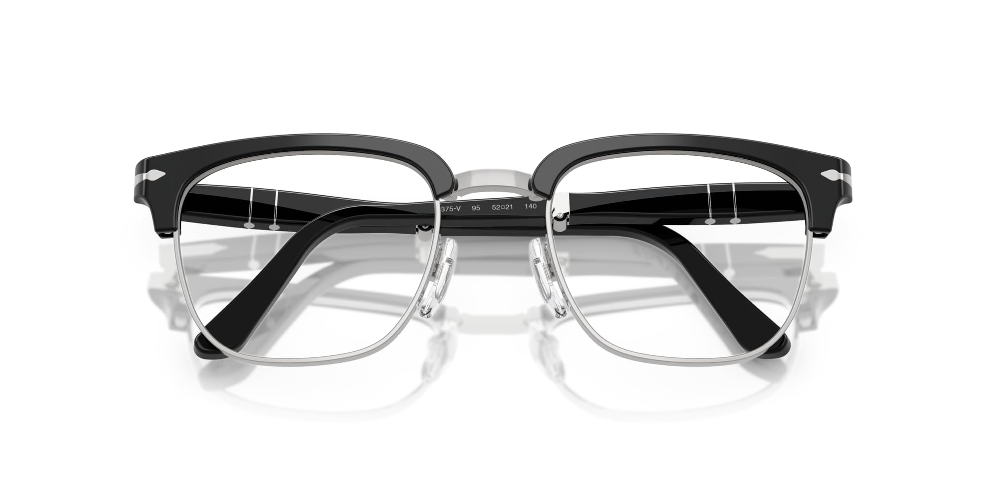 Persol PO3375V Prescription Eyewear Frames, Black/Demo Lens, 50 mm