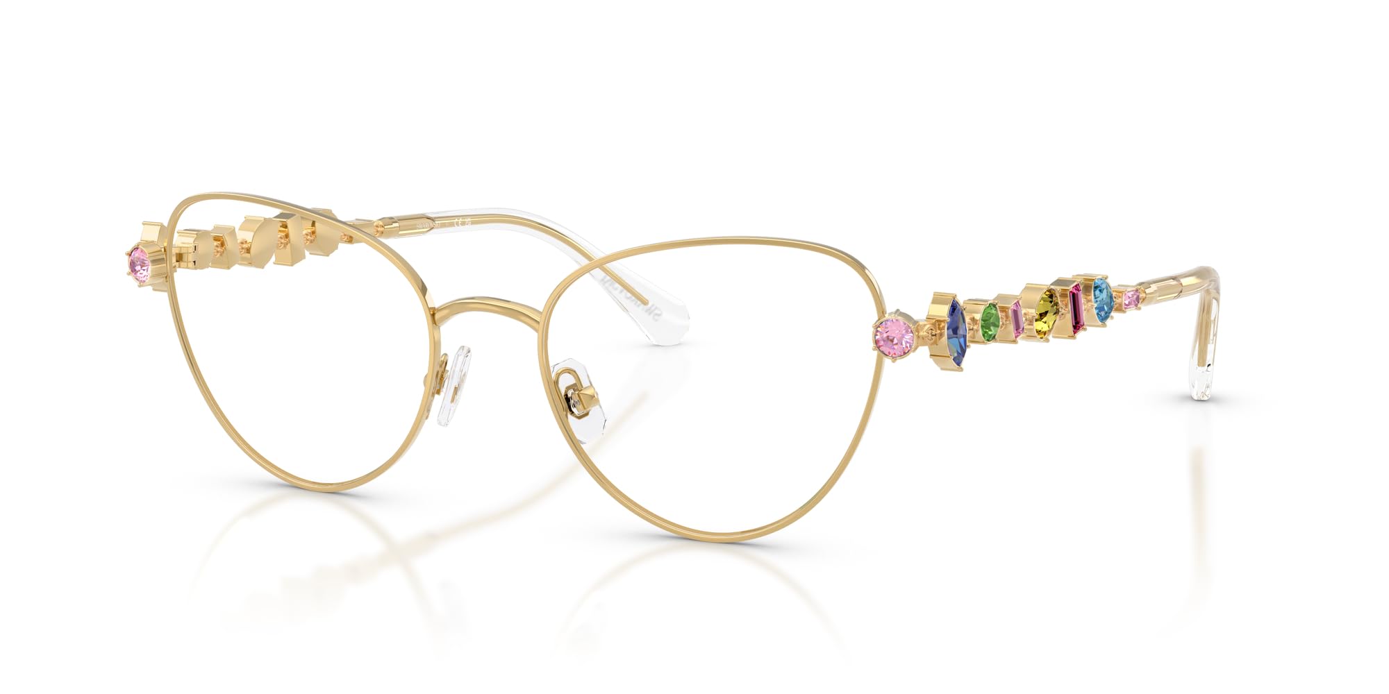Swarovski womens Sk1024 Cat Eye Prescription Eyewear Frames