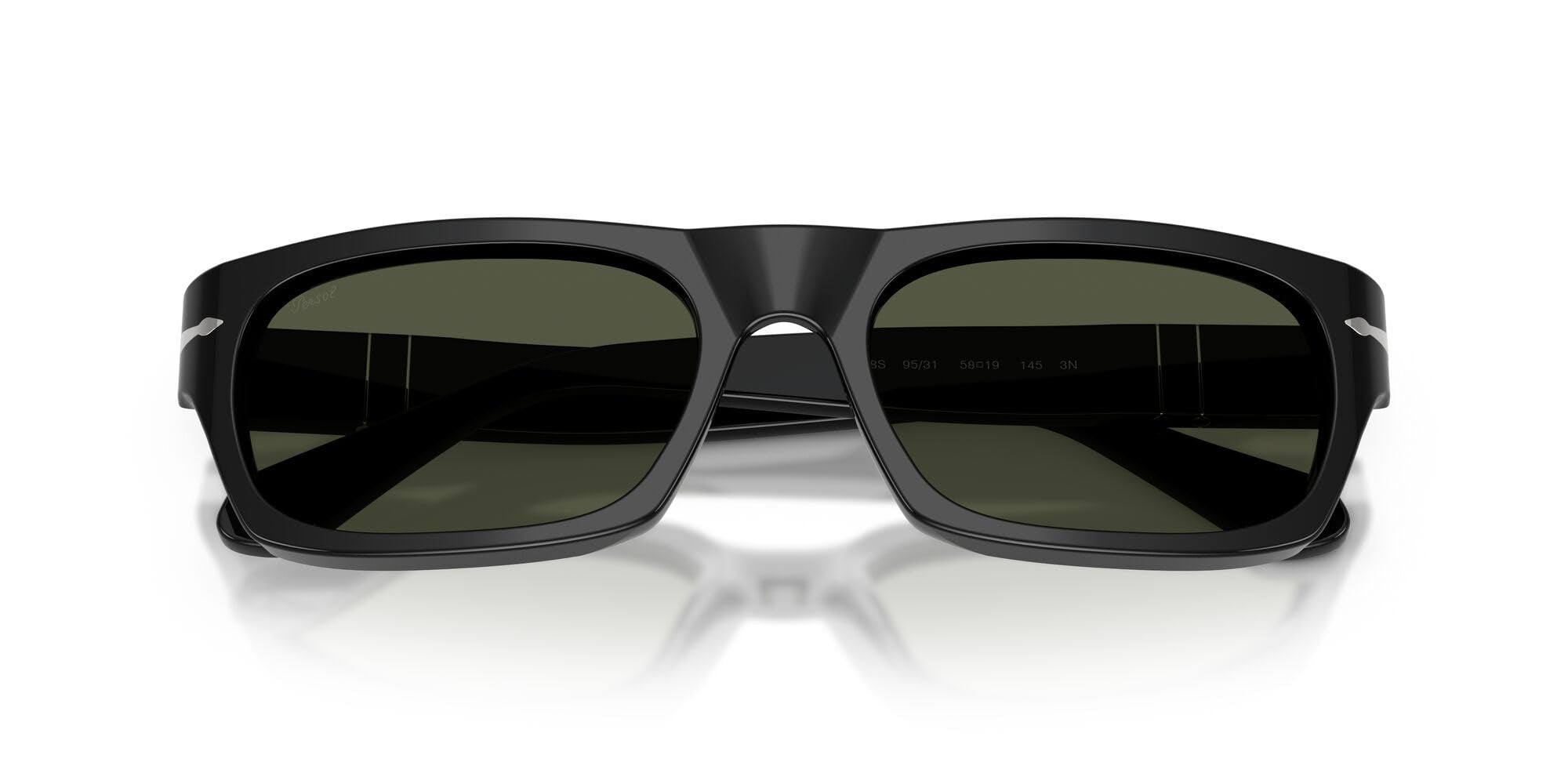 Persol Unisex Po3398s Rectangular Sunglasses