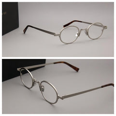 EEUUNN Glasses Frames, Fashion Glasses, Oval, Small Frames For Men Women