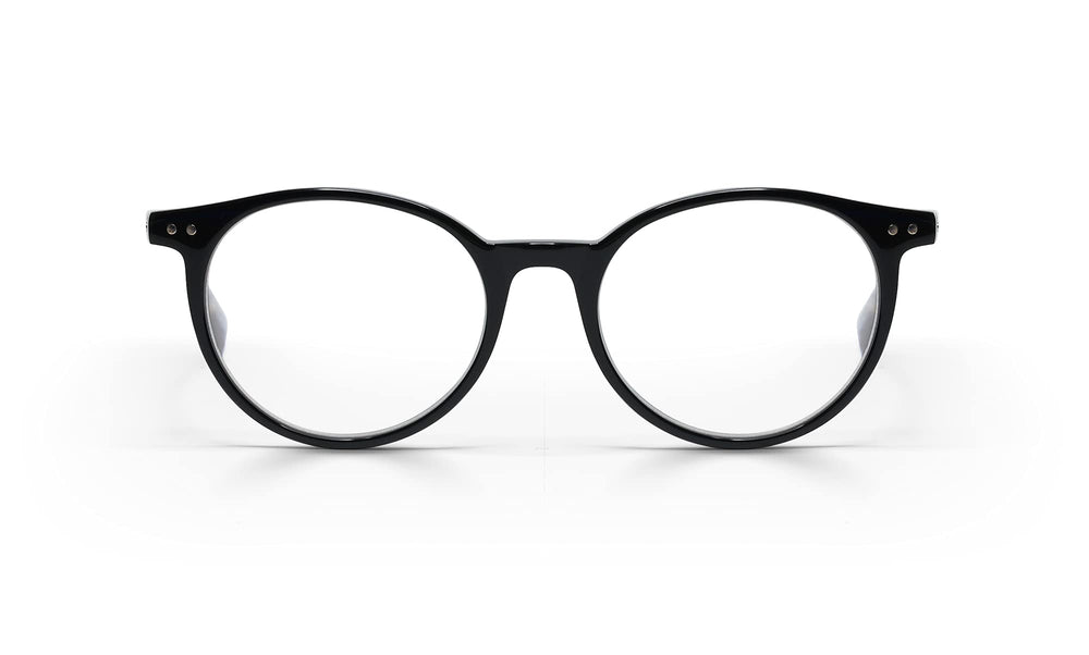 eyebobs - Case Closed | Premium Reading Glasses for Men and Women | Round Frame
