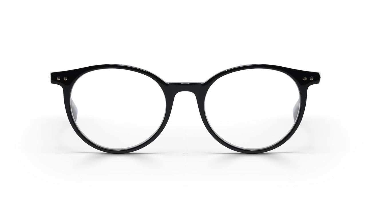 eyebobs - Case Closed | Premium Reading Glasses for Men and Women | Round Frame