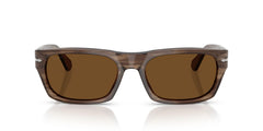 Persol Unisex Po3398s Rectangular Sunglasses