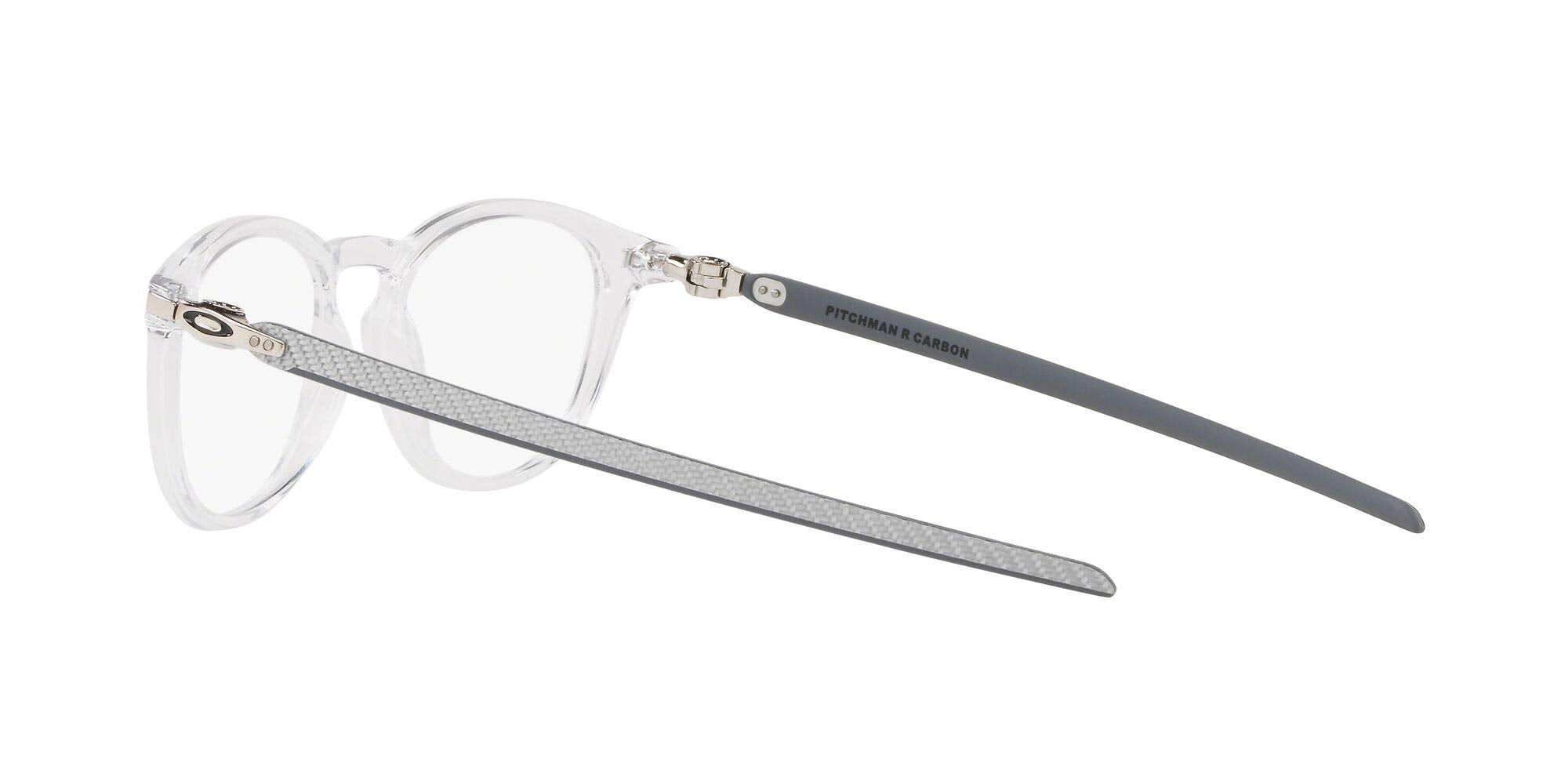 Oakley mens Ox8149 Pitchman R Carbon Round Prescription Eyewear Frames