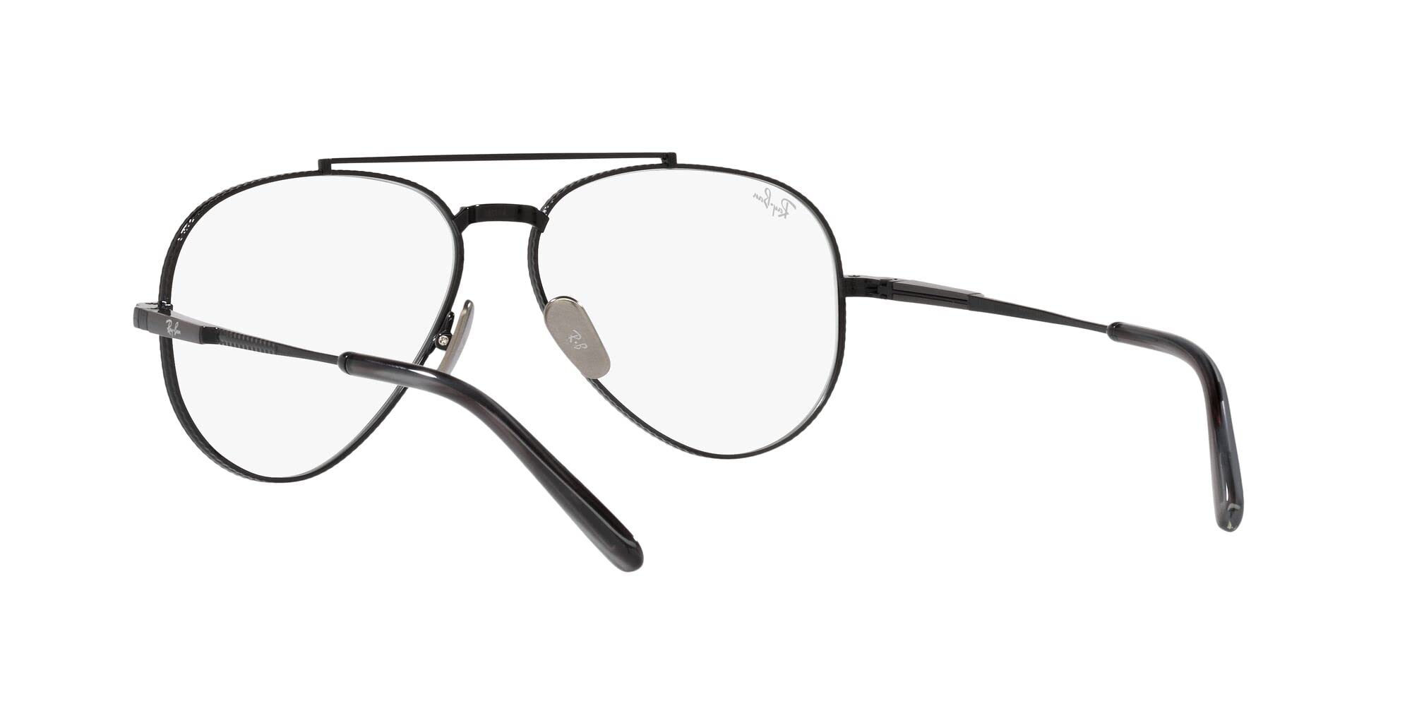 Ray-Ban unisex-adult Rx8225v Aviator Titanium Pilot Prescription Eyewear Frames