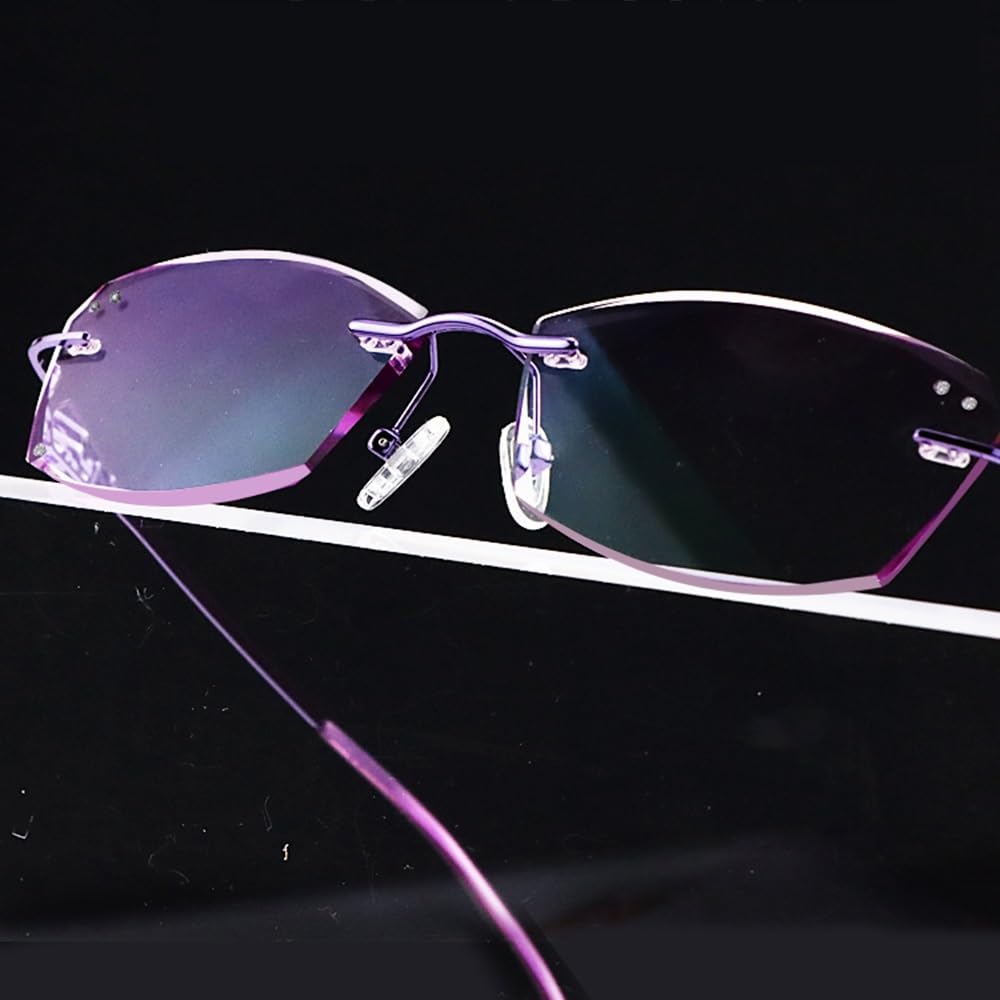 Rimless HD Diamond Cut Reading Glasses