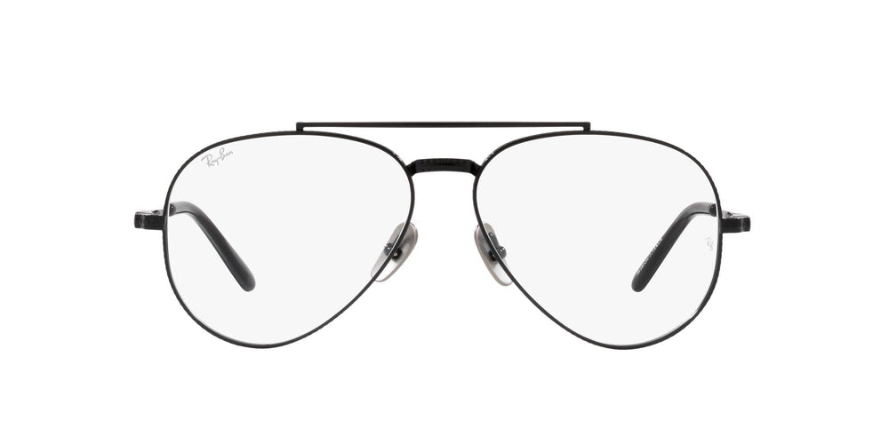 Ray-Ban unisex-adult Rx8225v Aviator Titanium Pilot Prescription Eyewear Frames