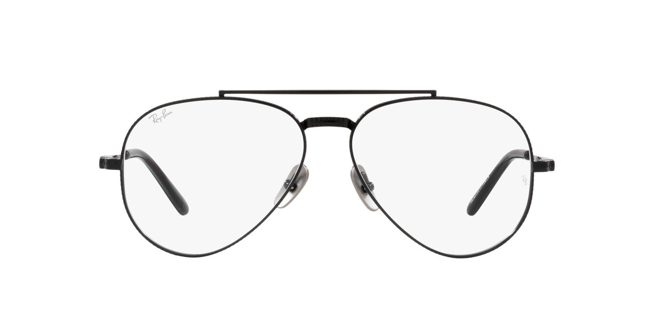 Ray-Ban unisex-adult Rx8225v Aviator Titanium Pilot Prescription Eyewear Frames