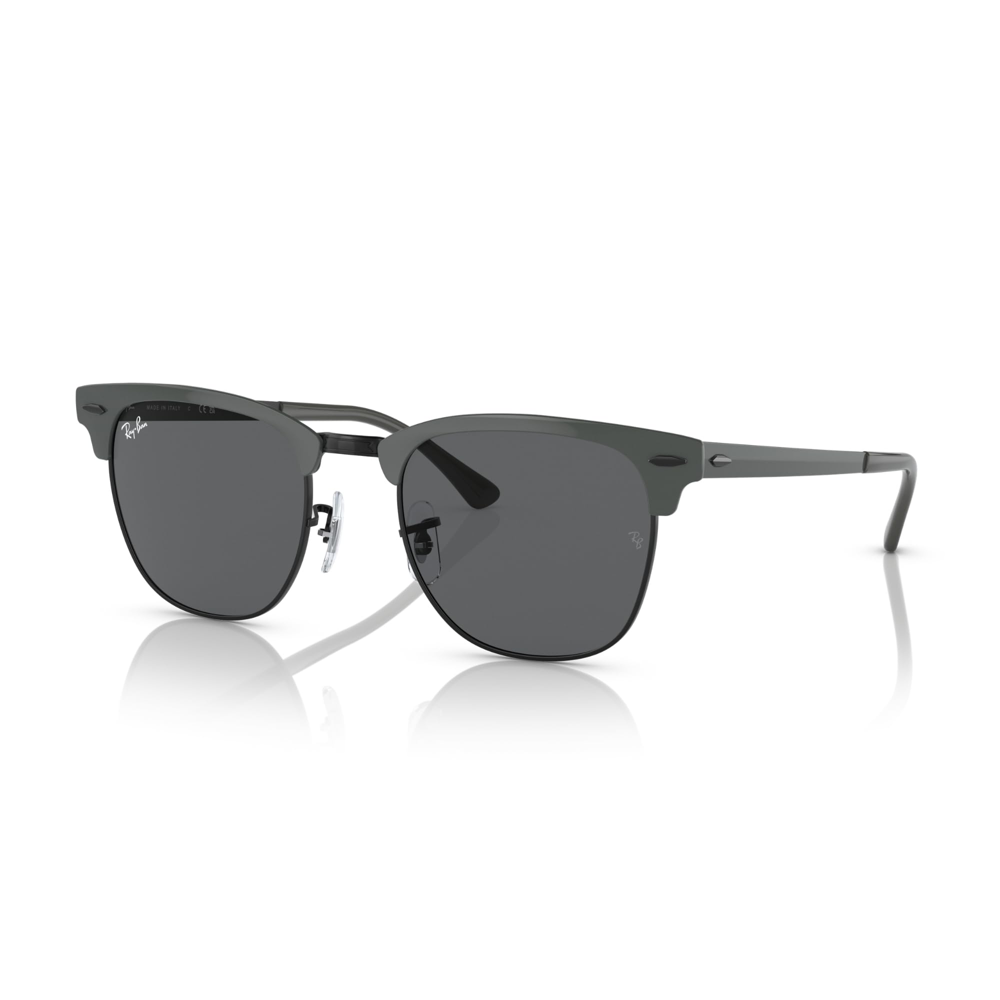 Ray-Ban RB3716 Clubmaster Metal Square Sunglasses