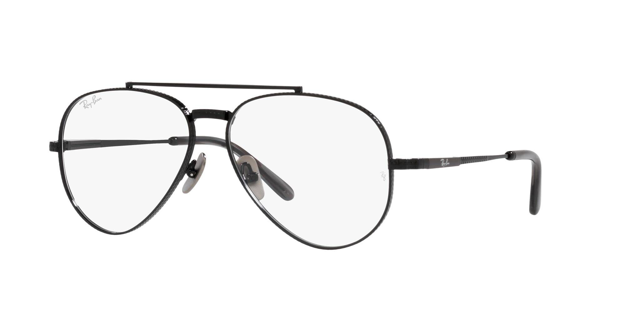 Ray-Ban unisex-adult Rx8225v Aviator Titanium Pilot Prescription Eyewear Frames
