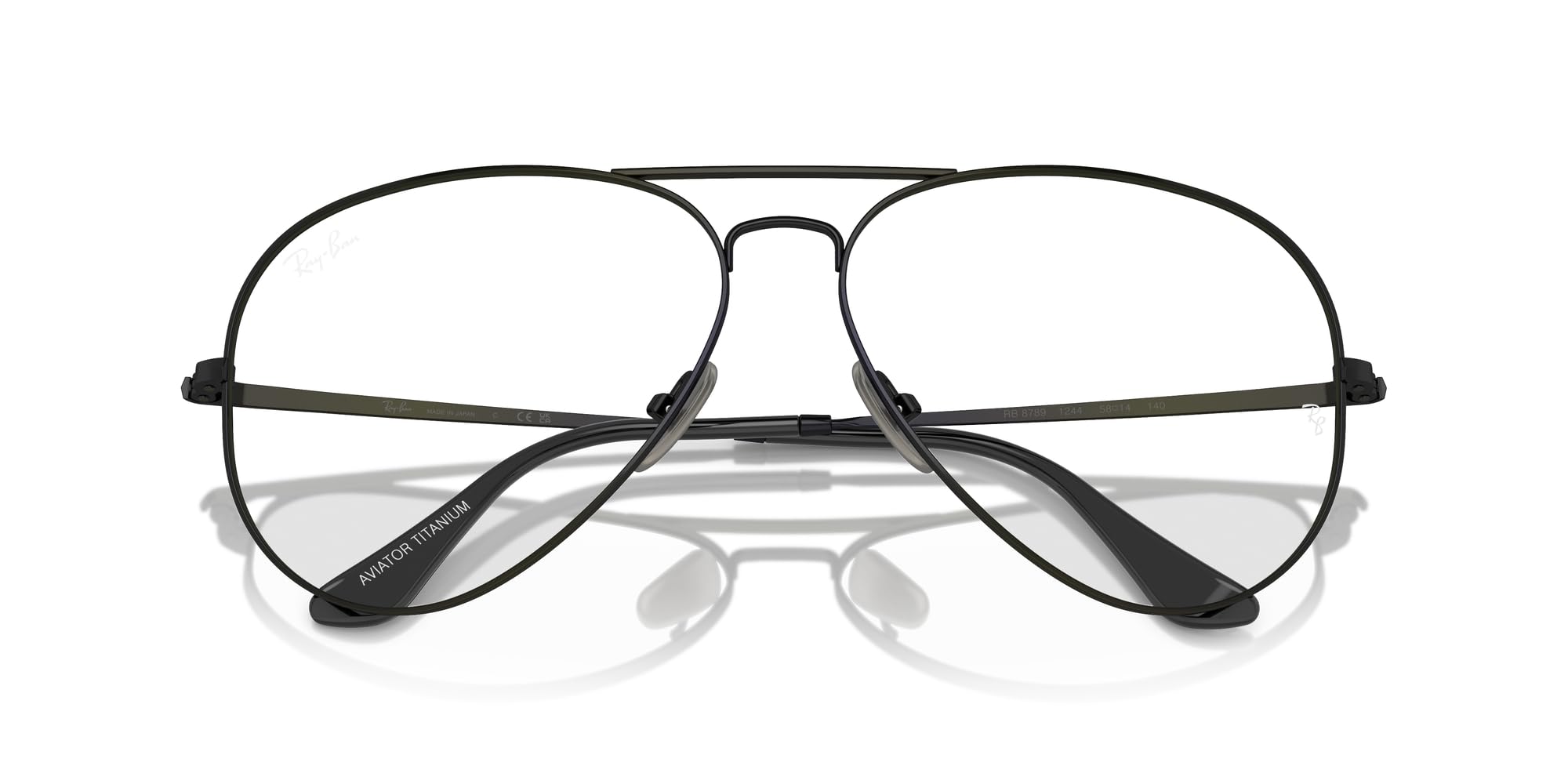 Ray-Ban Rx8789 Aviator Titanium Prescription Eyewear Frames