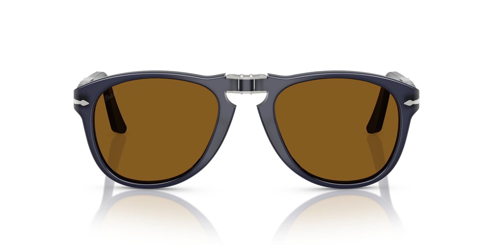Persol mens Po0714 Folding Aviator Sunglasses