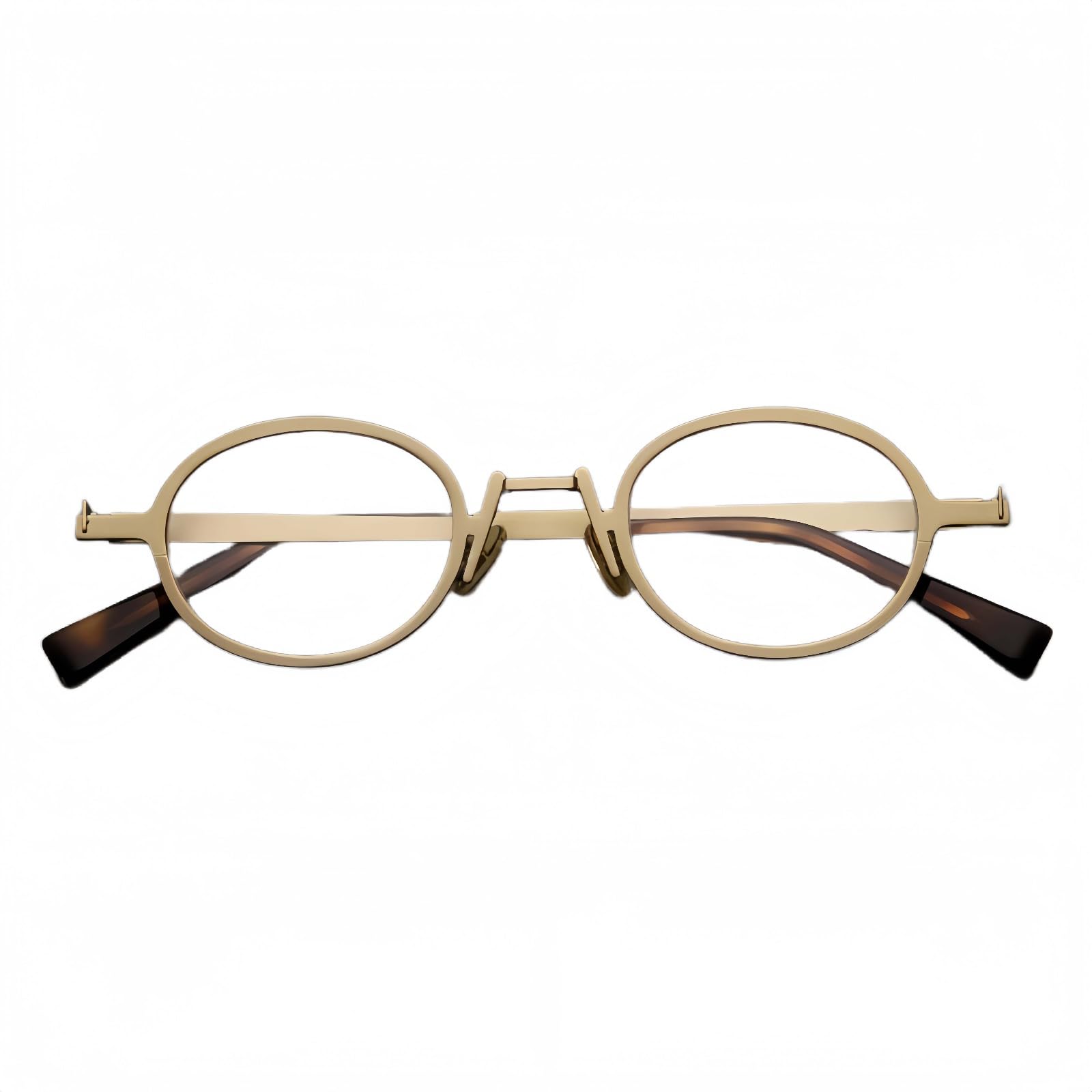 EEUUNN Glasses Frames, Fashion Glasses, Oval, Small Frames For Men Women