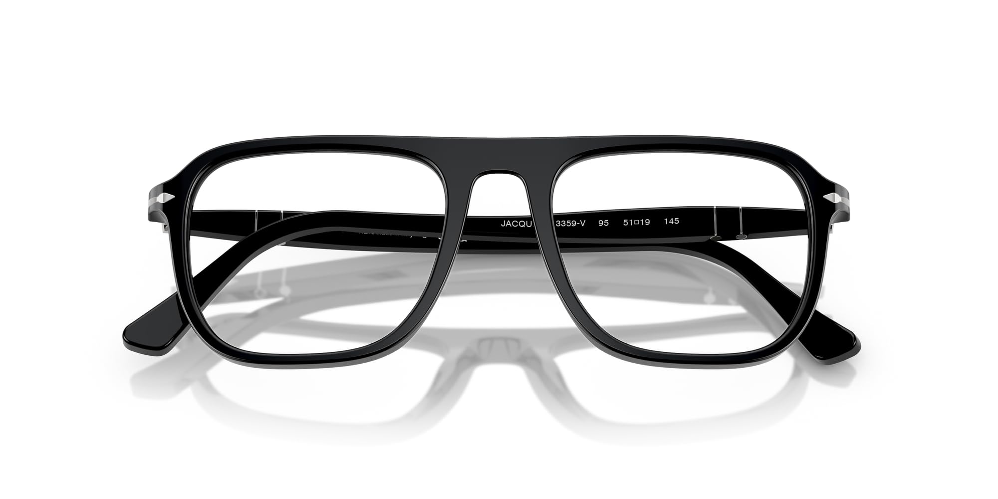 Persol Unisex Po3359v Jacques Square Prescription Eyewear Frames