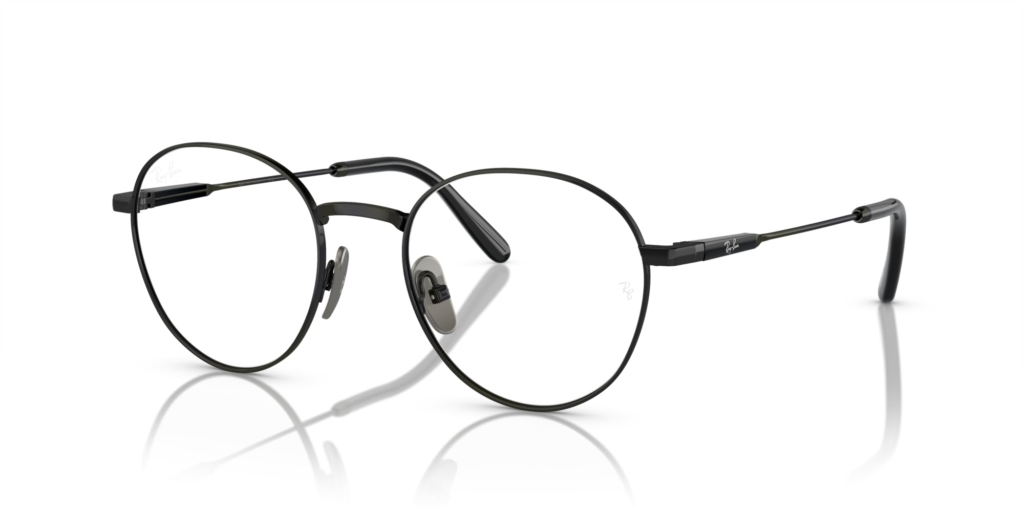 Ray-Ban Unisex Rx8782 David Titanium Round Prescription Eyewear Frames