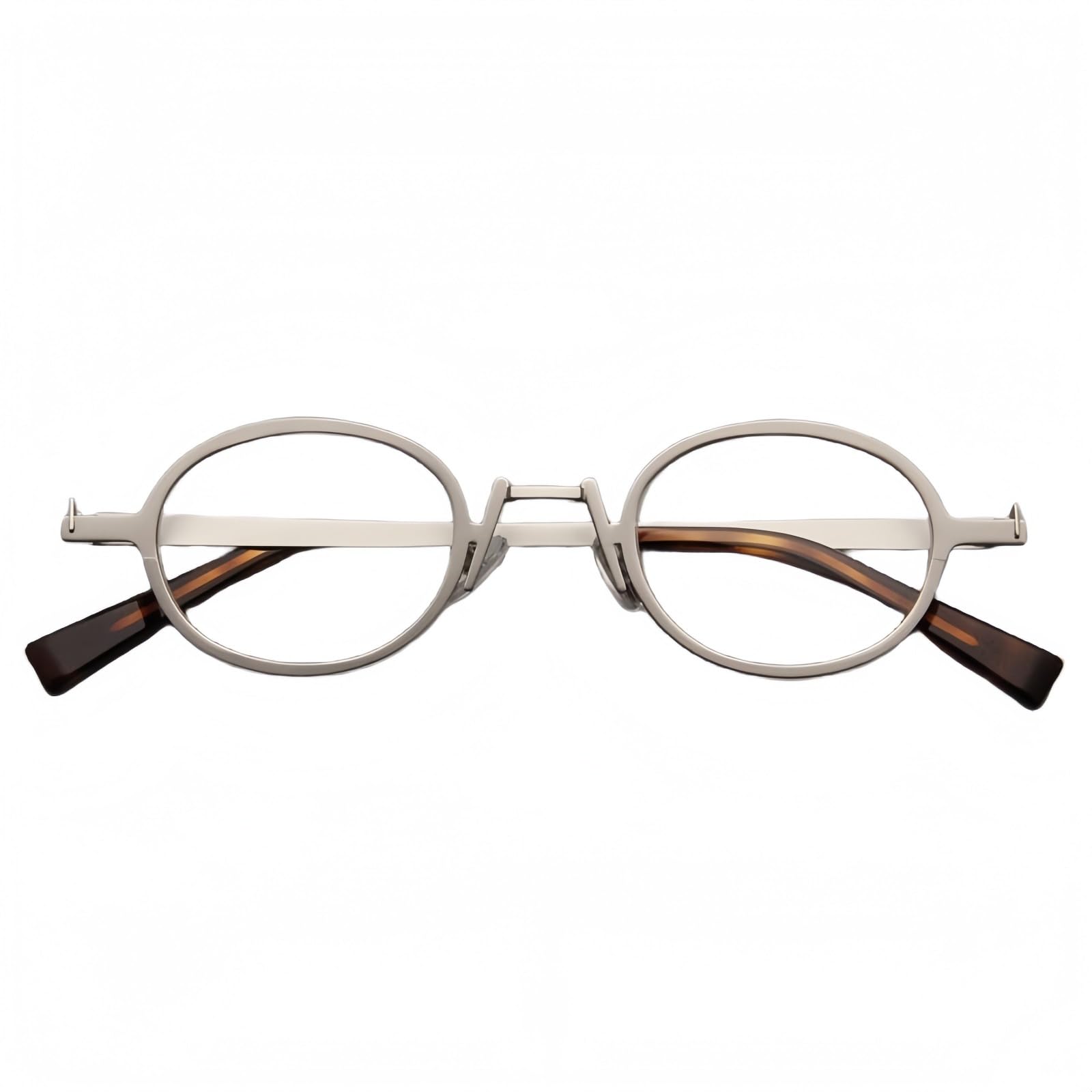 EEUUNN Glasses Frames, Fashion Glasses, Oval, Small Frames For Men Women