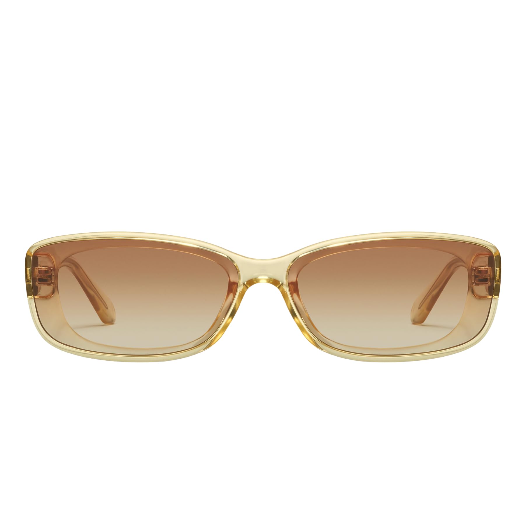 Quay - Womens Sunglasses, Polarized Square Lenses with UV Protection (Vibe Check)