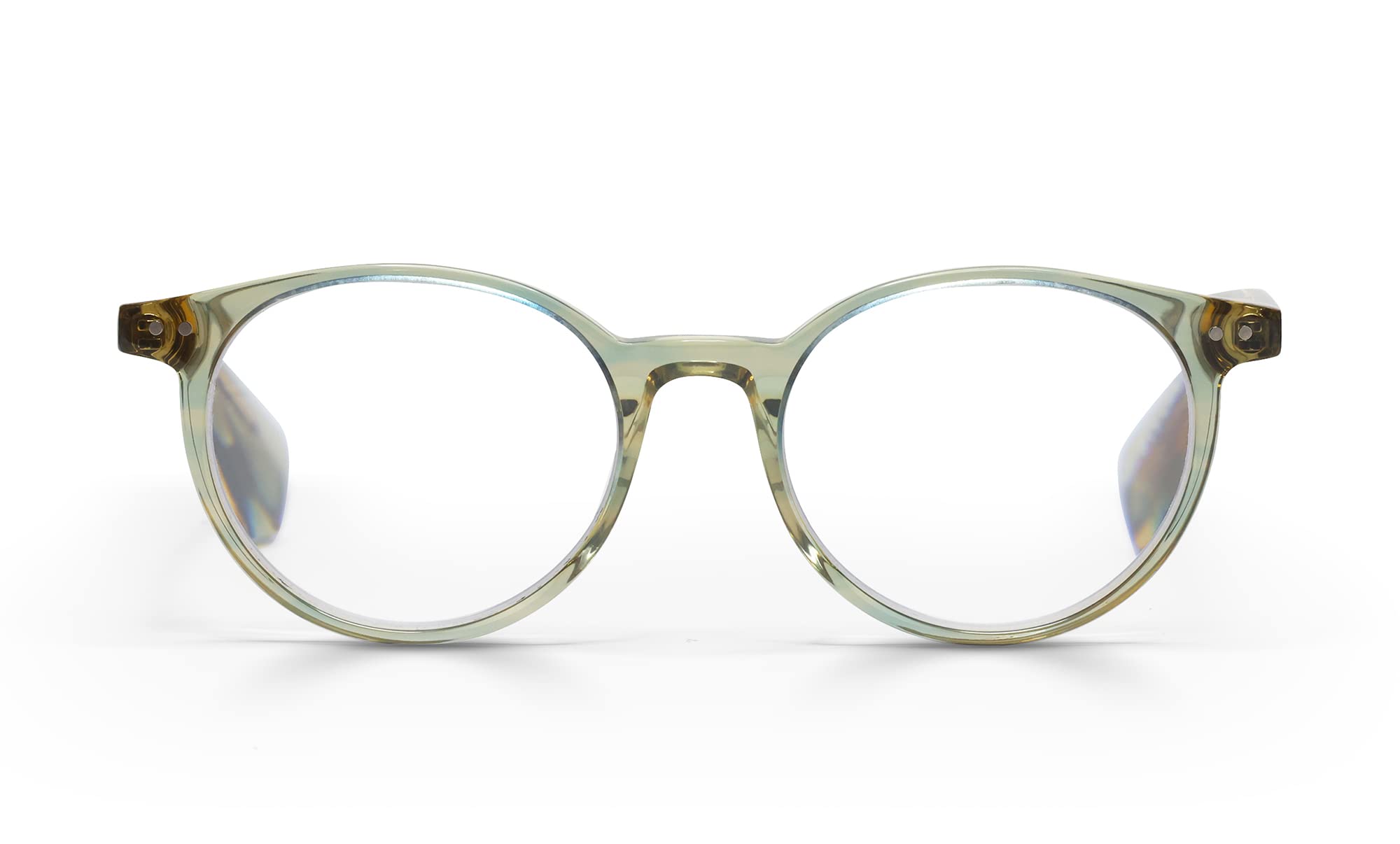 eyebobs - Case Closed | Premium Reading Glasses for Men and Women | Round Frame