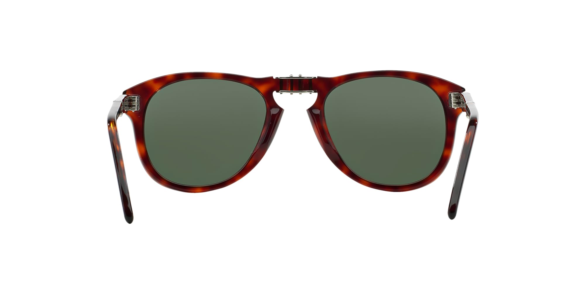 Persol PO0714 Aviator Sunglasses, Havana/Green, 52 mm