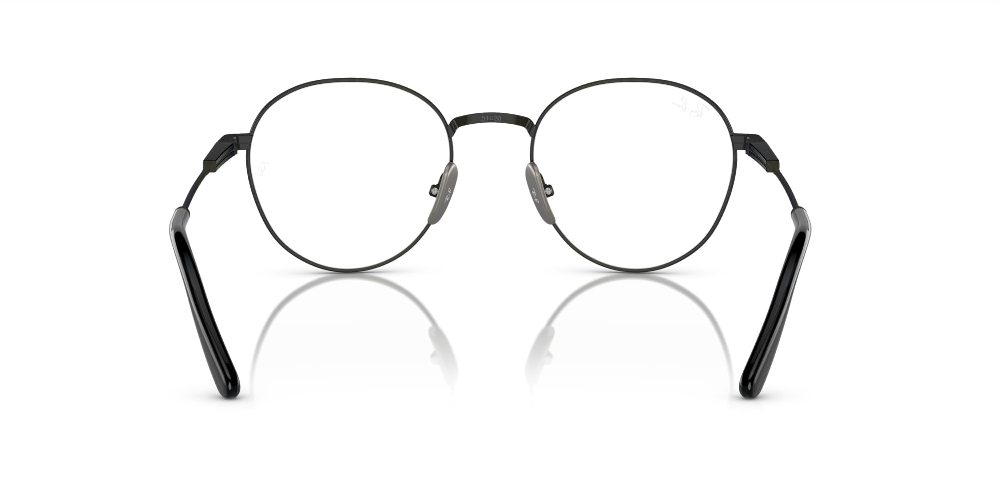 Ray-Ban Unisex Rx8782 David Titanium Round Prescription Eyewear Frames