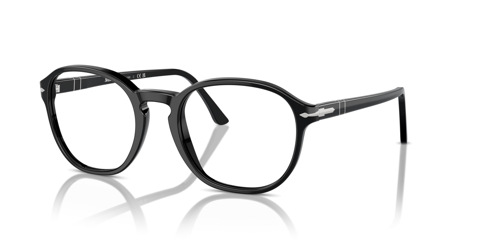 Persol womens Po3343v Round Sunglasses
