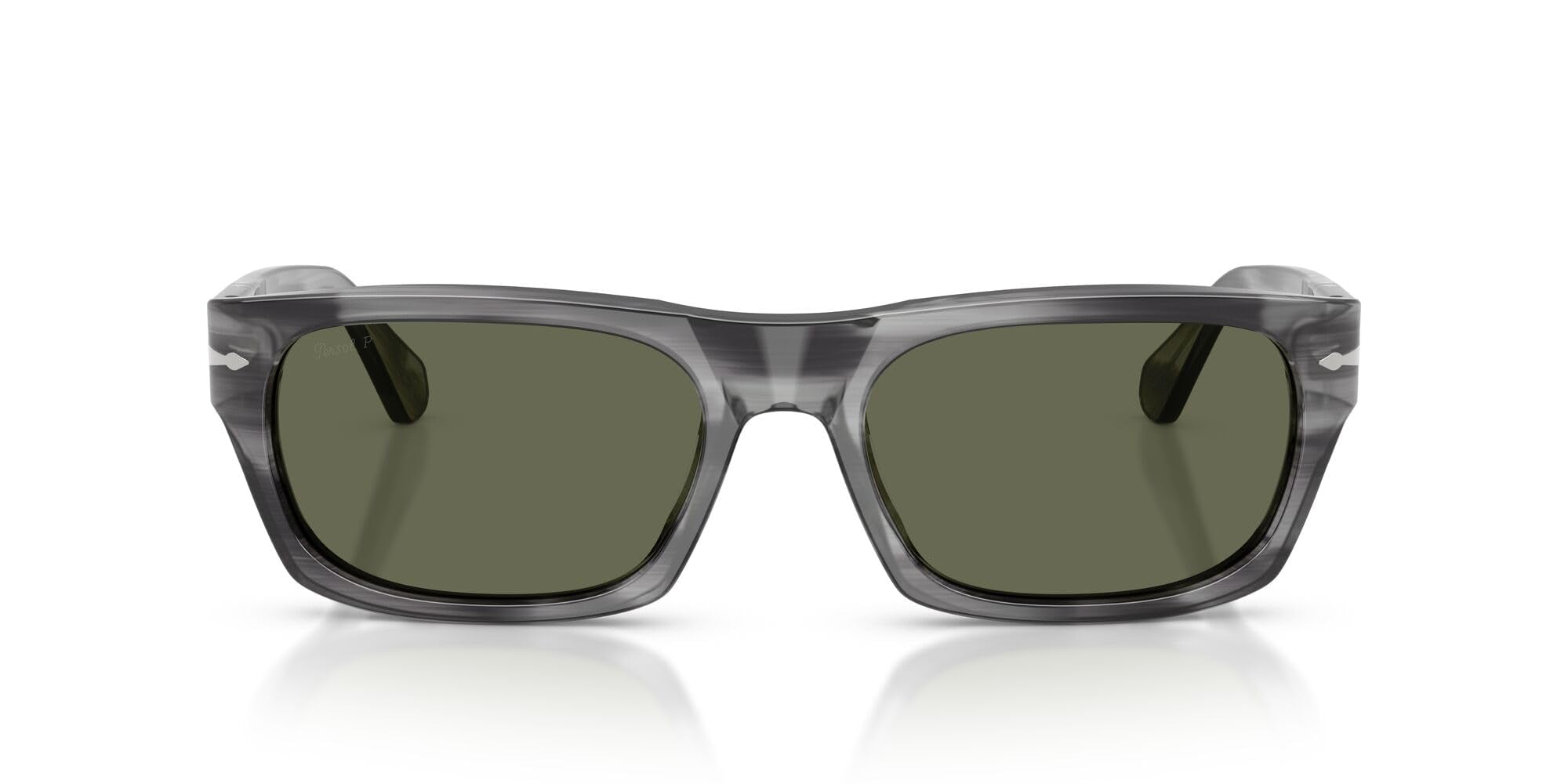 Persol Unisex Po3398s Rectangular Sunglasses