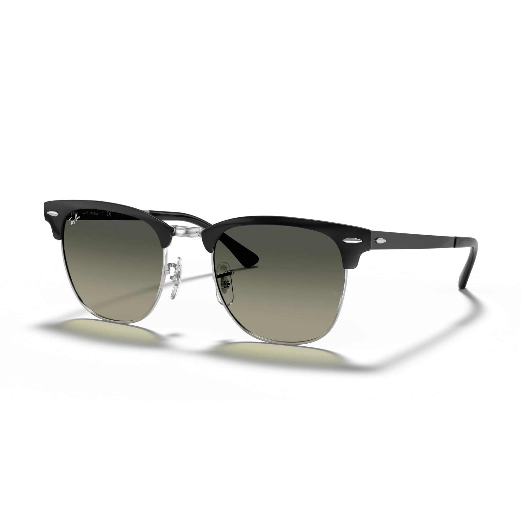 Ray-Ban RB3716 Clubmaster Metal Square Sunglasses
