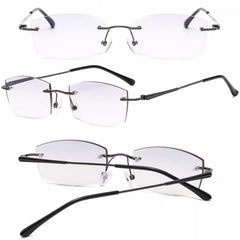 Rimless Blue Light Blocking Reading Glasses