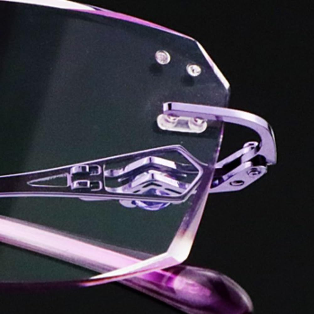 Rimless HD Diamond Cut Reading Glasses