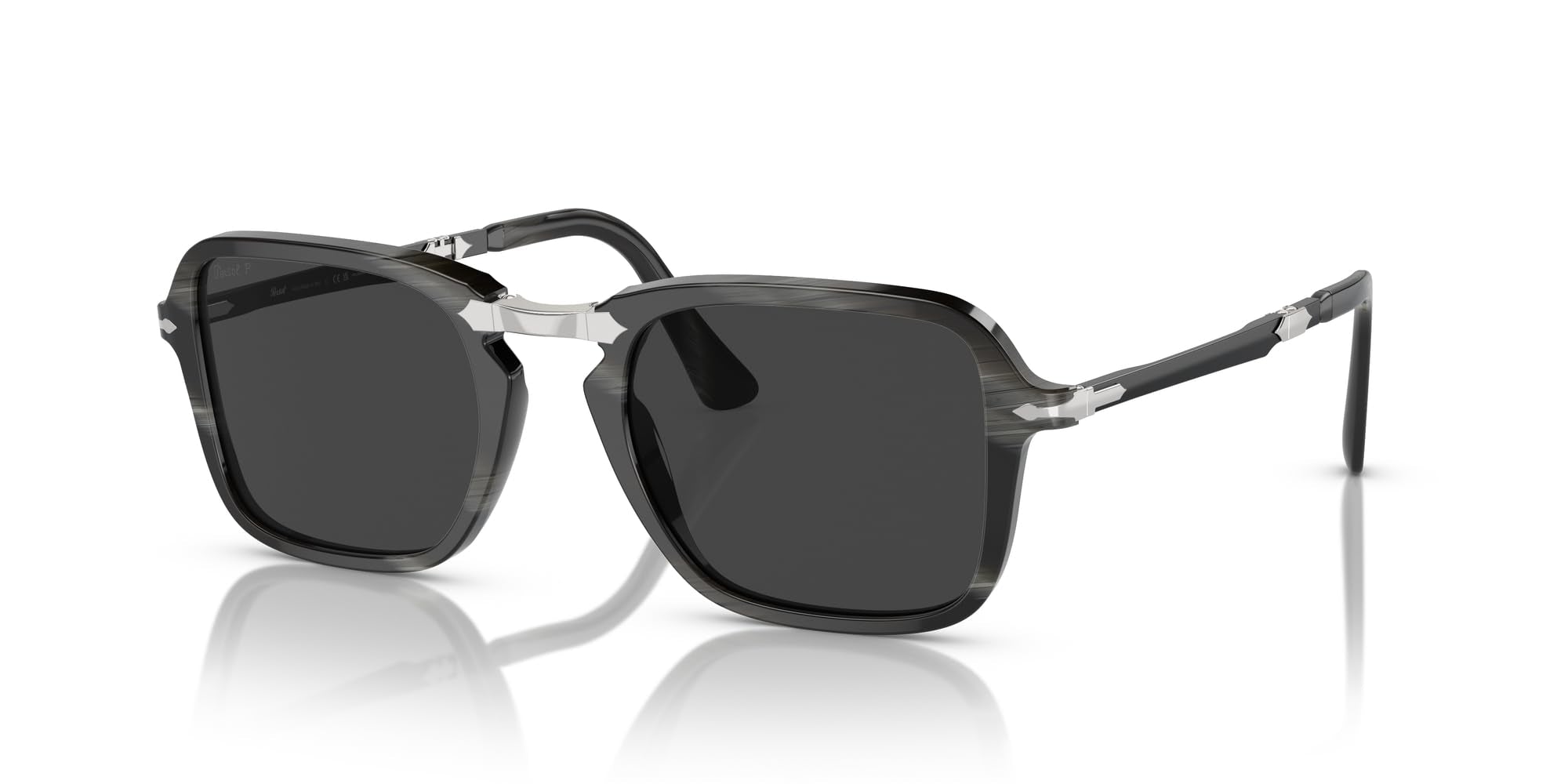 Persol mens Po3330s Rectangular Sunglasses