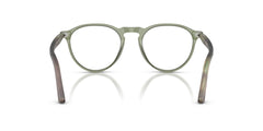 Persol PO3286V Prescription Eyewear Frames, Transparent Green/Demo Lens, 51 mm