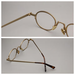 EEUUNN Glasses Frames, Fashion Glasses, Oval, Small Frames For Men Women