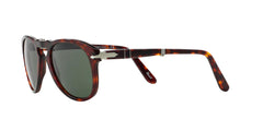 Persol PO0714 Aviator Sunglasses, Havana/Green, 52 mm