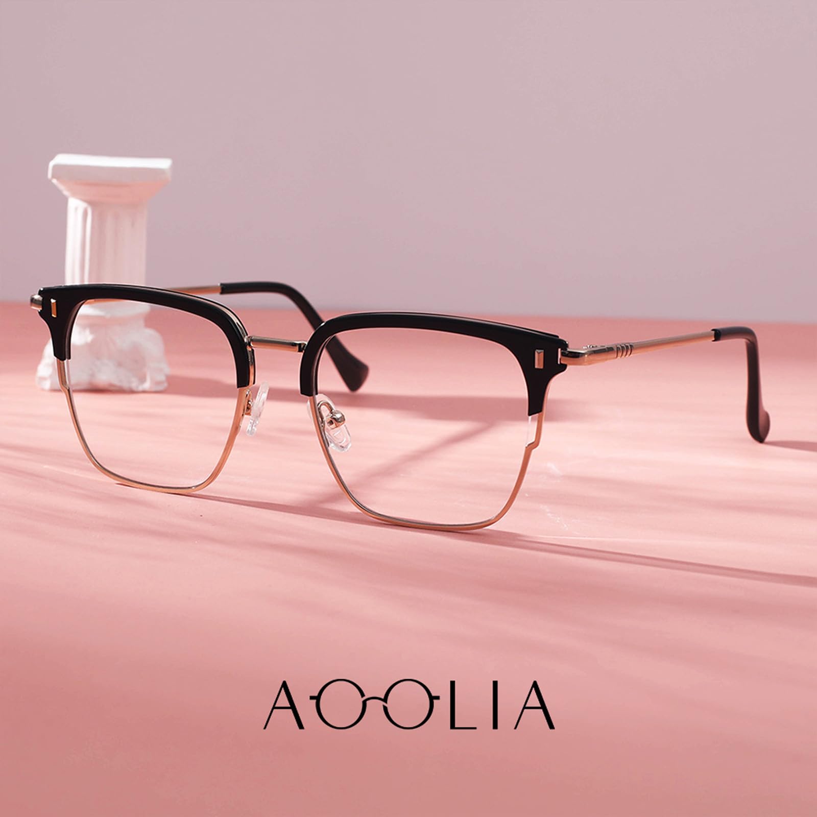 Blue Light Blocking Half Rim Reading Glasses