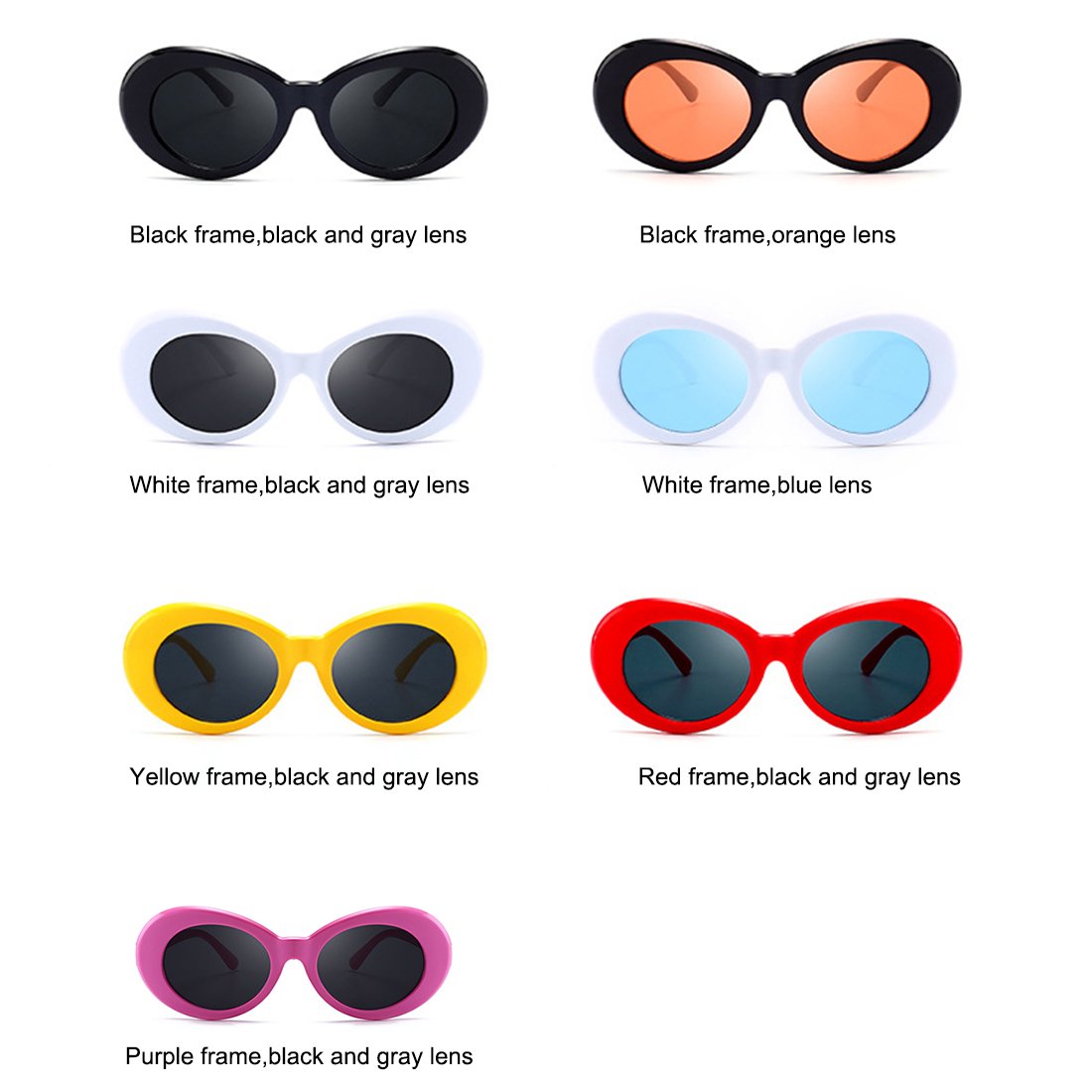 Plinvo Vintage Goggles for Women - Polarized UV400 Protection Retro Hip Hop Shades