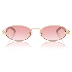 Vintage Acetate Oval Sunglasses
